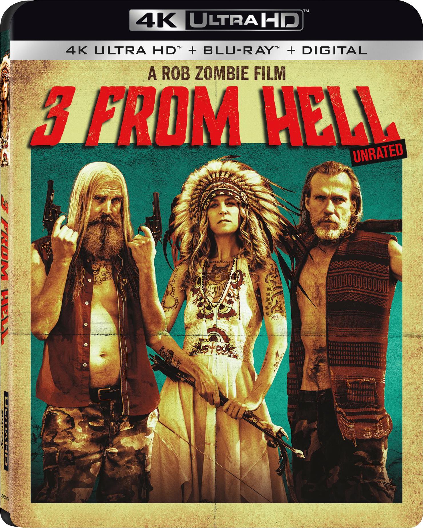 3 FROM HELL 4K UHD/BLU-RAY