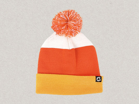 CREEPY CO CANDY CORN BEANIE