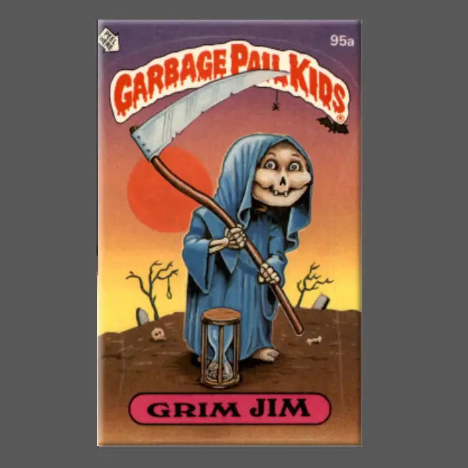 GARBAGE PAIL KIDS GRIM JIM MAGNET