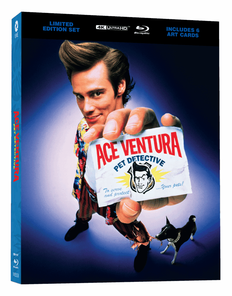ACE VENTURA: PET DETECTIVE (REGION FREE IMPORT - LIMITED EDITION) 4K UHD/BLU-RAY STEELBOOK [PRE-ORDER]
