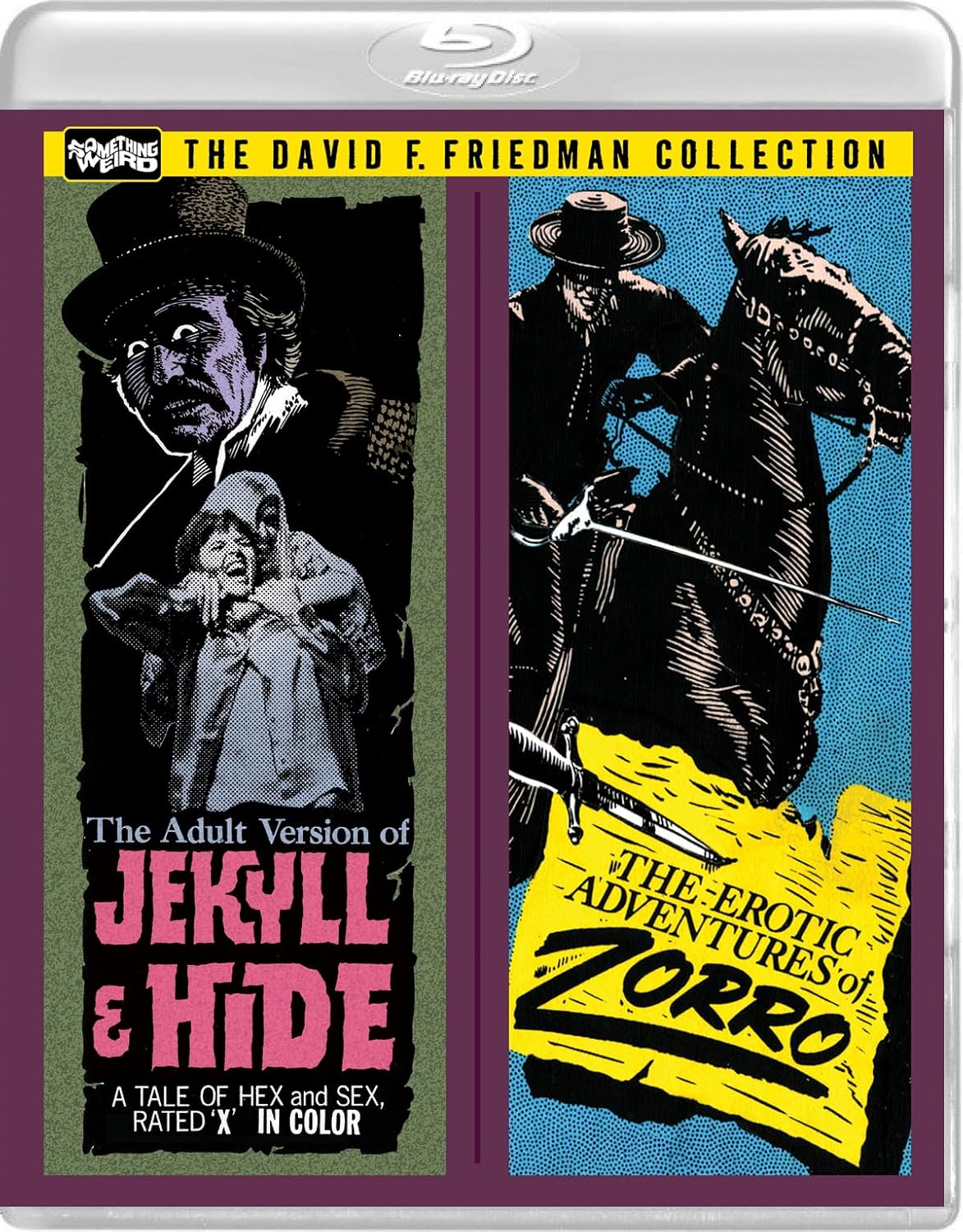 THE ADULT VERSION OF JEKYLL AND HIDE / THE EROTIC ADVENTURES OF ZORRO BLU-RAY [PRE-ORDER]