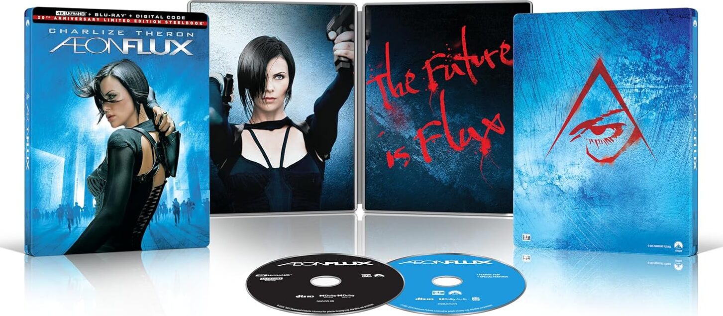 AEON FLUX (LIMITED EDITION) 4K UHD/BLU-RAY STEELBOOK [PRE-ORDER]