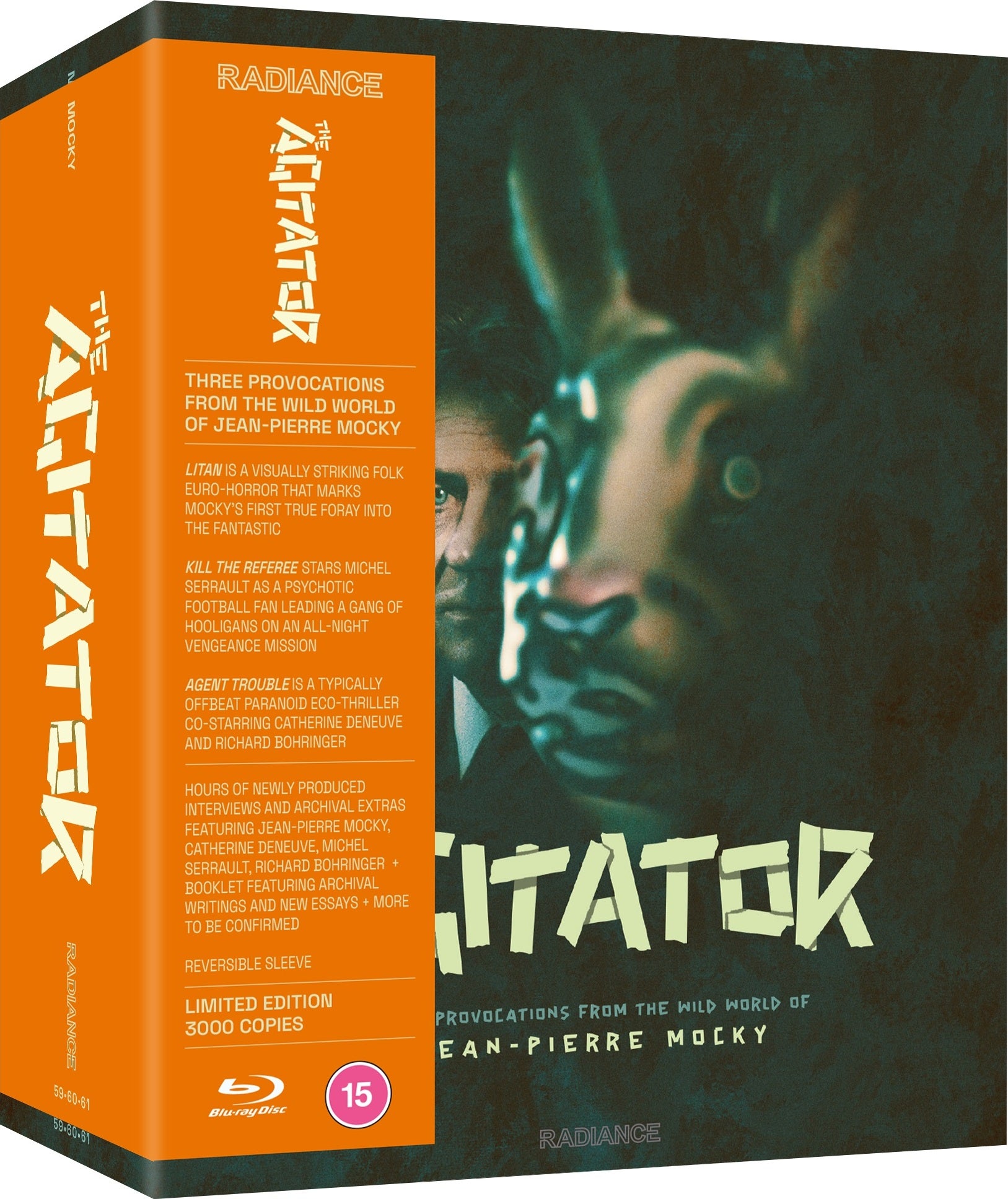 THE AGITATOR: THREE PROVOCATIONS FROM THE WILD WORLD OF JEAN-PIERRE MOCKY (REGION B IMPORT - LIMITED EDITION) BLU-RAY [PRE-ORDER]