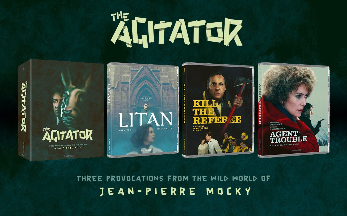 THE AGITATOR: THREE PROVOCATIONS FROM THE WILD WORLD OF JEAN-PIERRE MOCKY (REGION B IMPORT - LIMITED EDITION) BLU-RAY [PRE-ORDER]