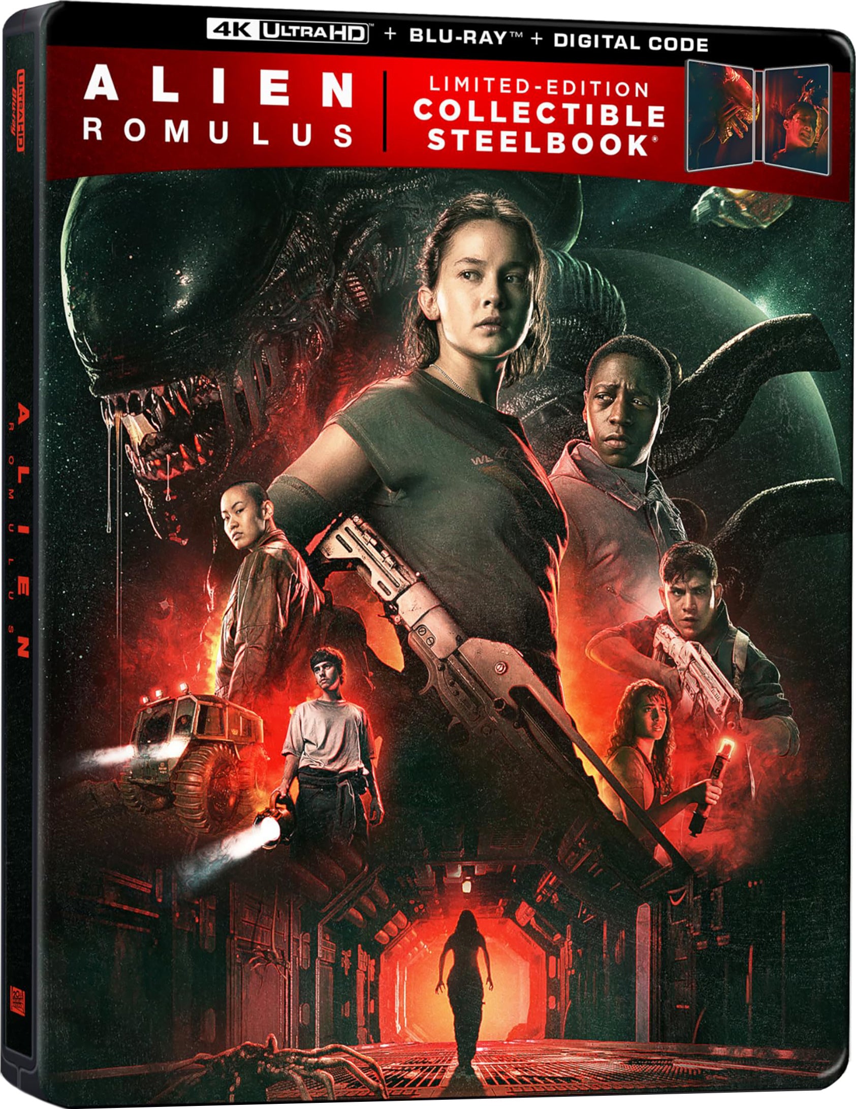 ALIEN: ROMULUS (LIMITED EDITION) 4K UHD/BLU-RAY STEELBOOK