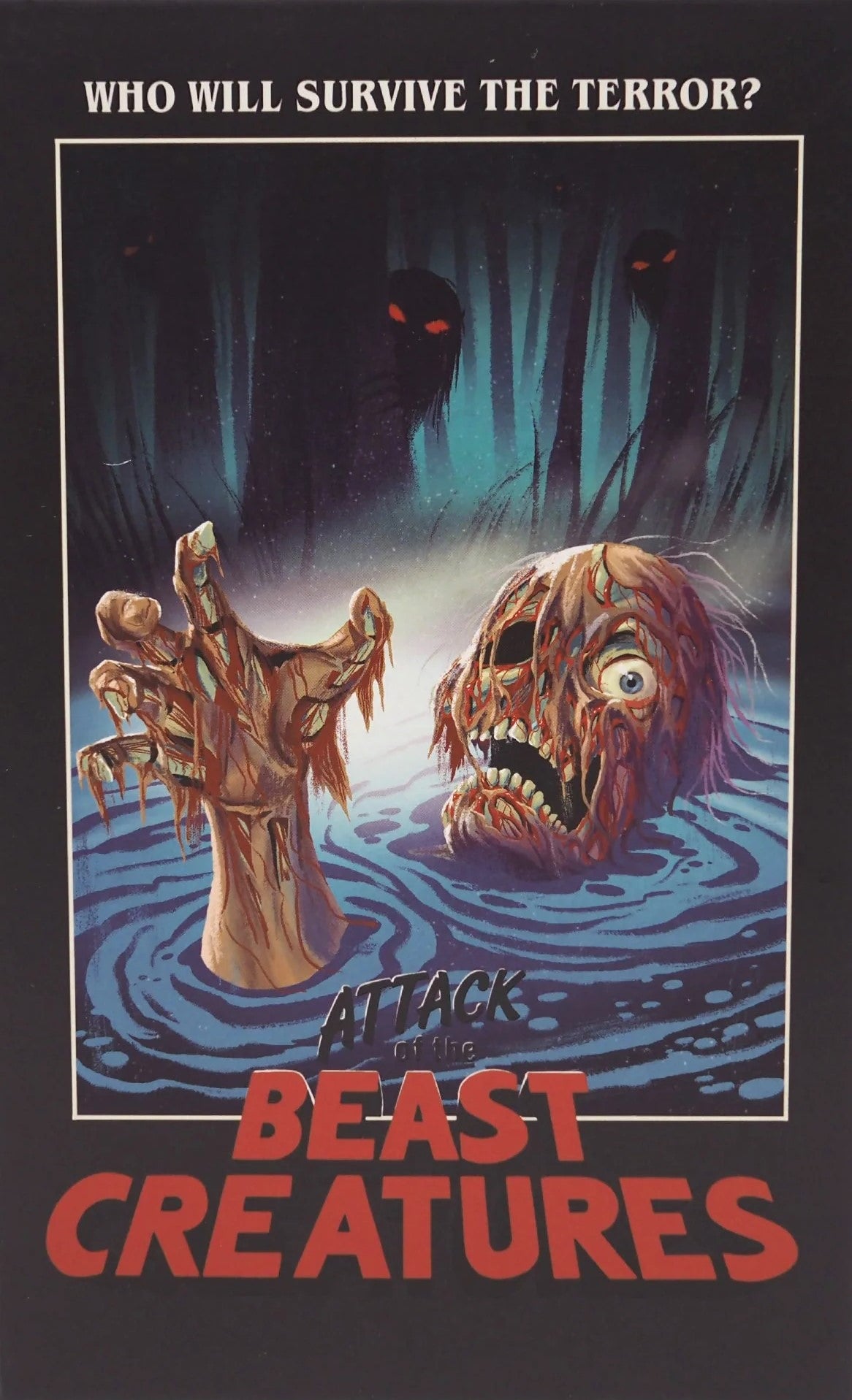 ATTACK OF THE BEAST CREATURE (LIMITED EDITION) VHS [SCRATCH AND DENT]