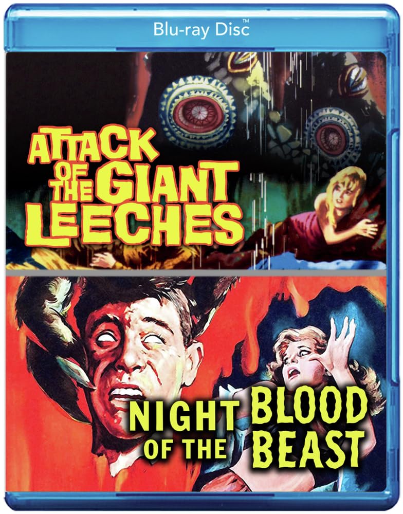 ATTACK OF THE GIANT LEECHES / NIGHT OF THE BLOOD BEAST BLU-RAY