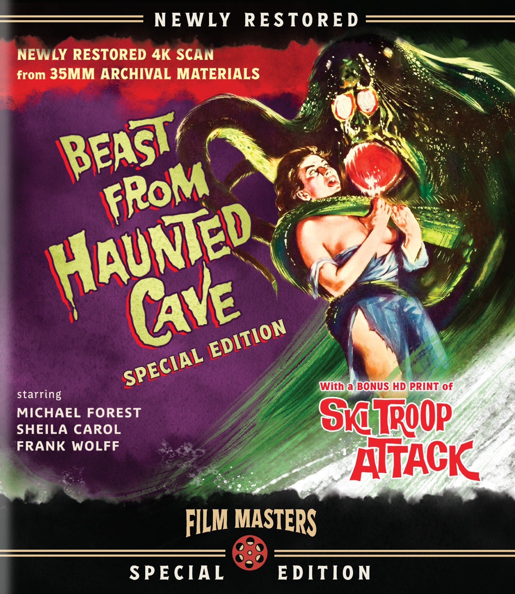 BEAST FROM HAUNTED CAVE BLU-RAY