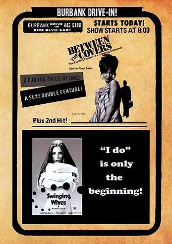 BETWEEN THE COVERS / SWINGING WIVES DVD