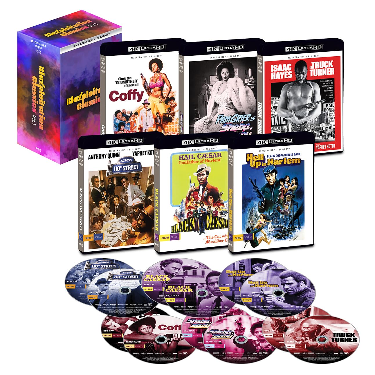 BLAXPLOITATION CLASSICS VOLUME ONE 4K UHD/BLU-RAY [PRE-ORDER]