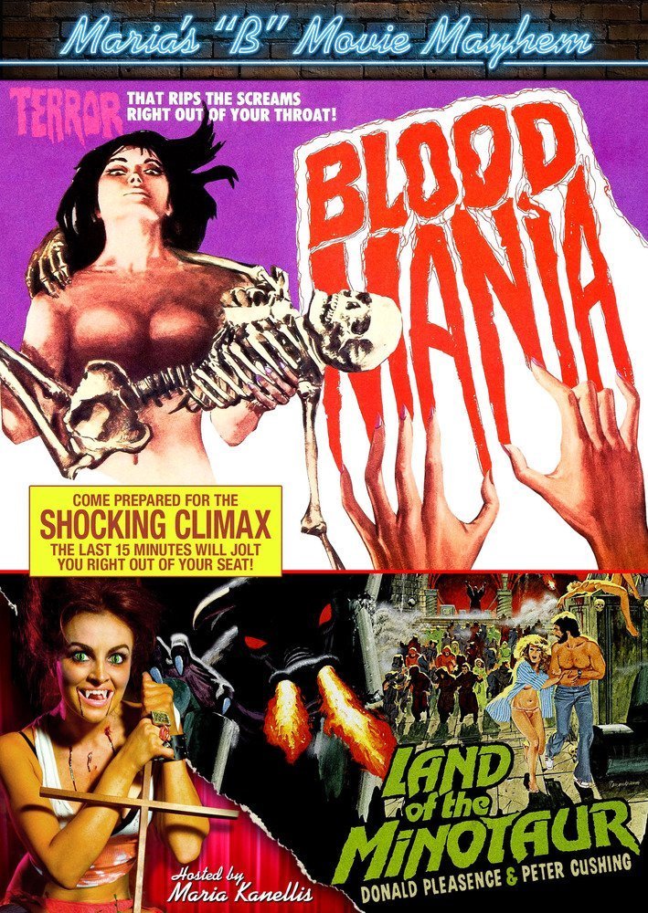 BLOOD MANIA / LAND OF THE MINOTAUR DVD