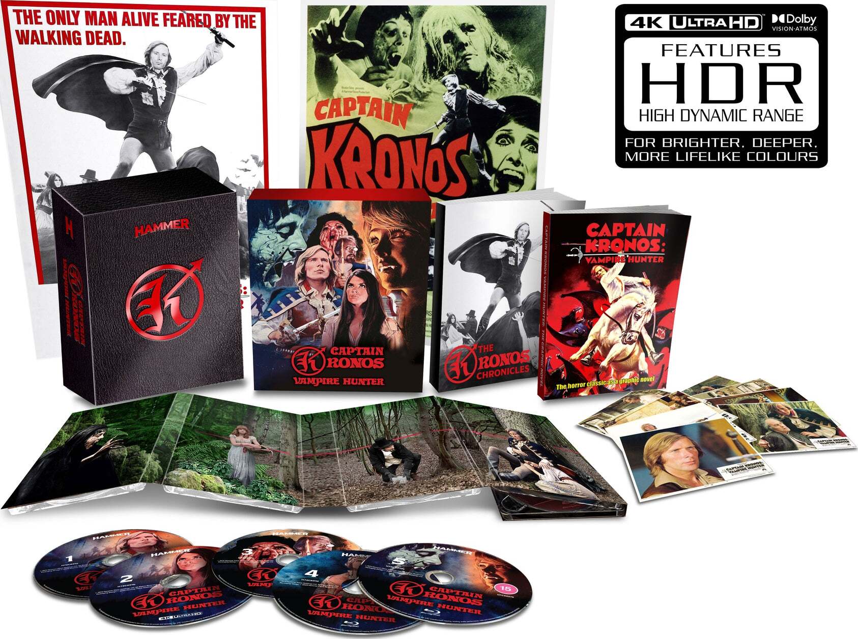 CAPTAIN KRONOS: VAMPIRE HUNTER (REGION FREE/B IMPORT - LIMITED EDITION) 4K UHD/BLU-RAY [PRE-ORDER]