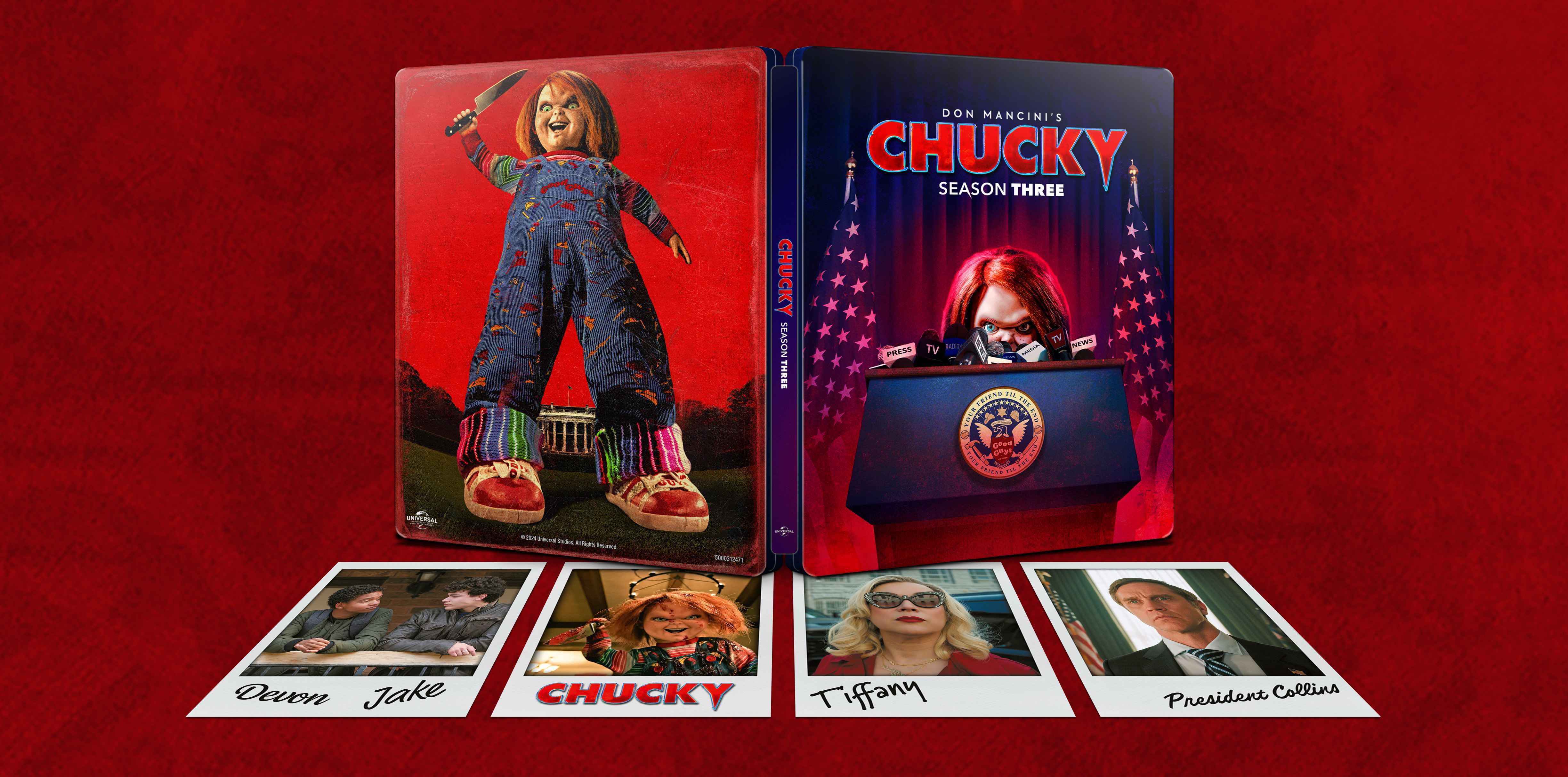 CHUCKY SEASON 3 (REGION FREE IMPORT - LIMITED EDITION) BLU-RAY STEELBOOK