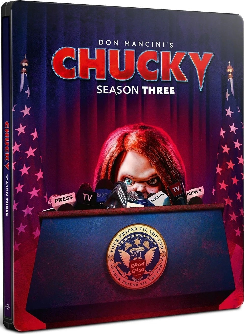 CHUCKY SEASON 3 (REGION FREE IMPORT - LIMITED EDITION) BLU-RAY STEELBOOK