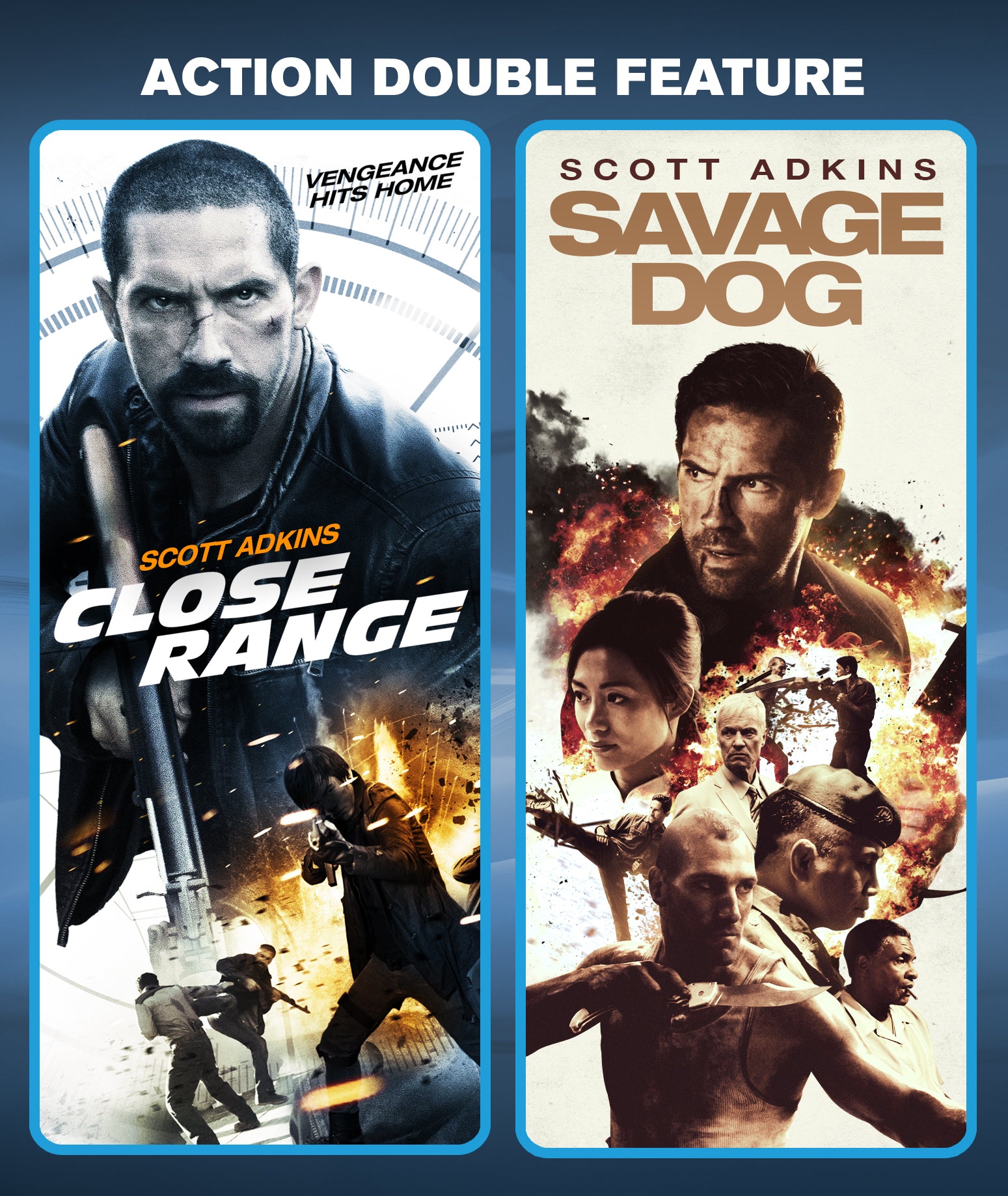 CLOSE RANGE / SAVAGE DOG BLU-RAY