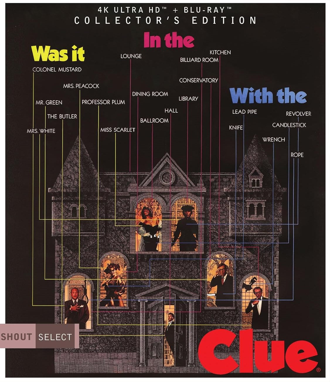 CLUE (COLLECTOR'S EDITION) 4K UHD/BLU-RAY