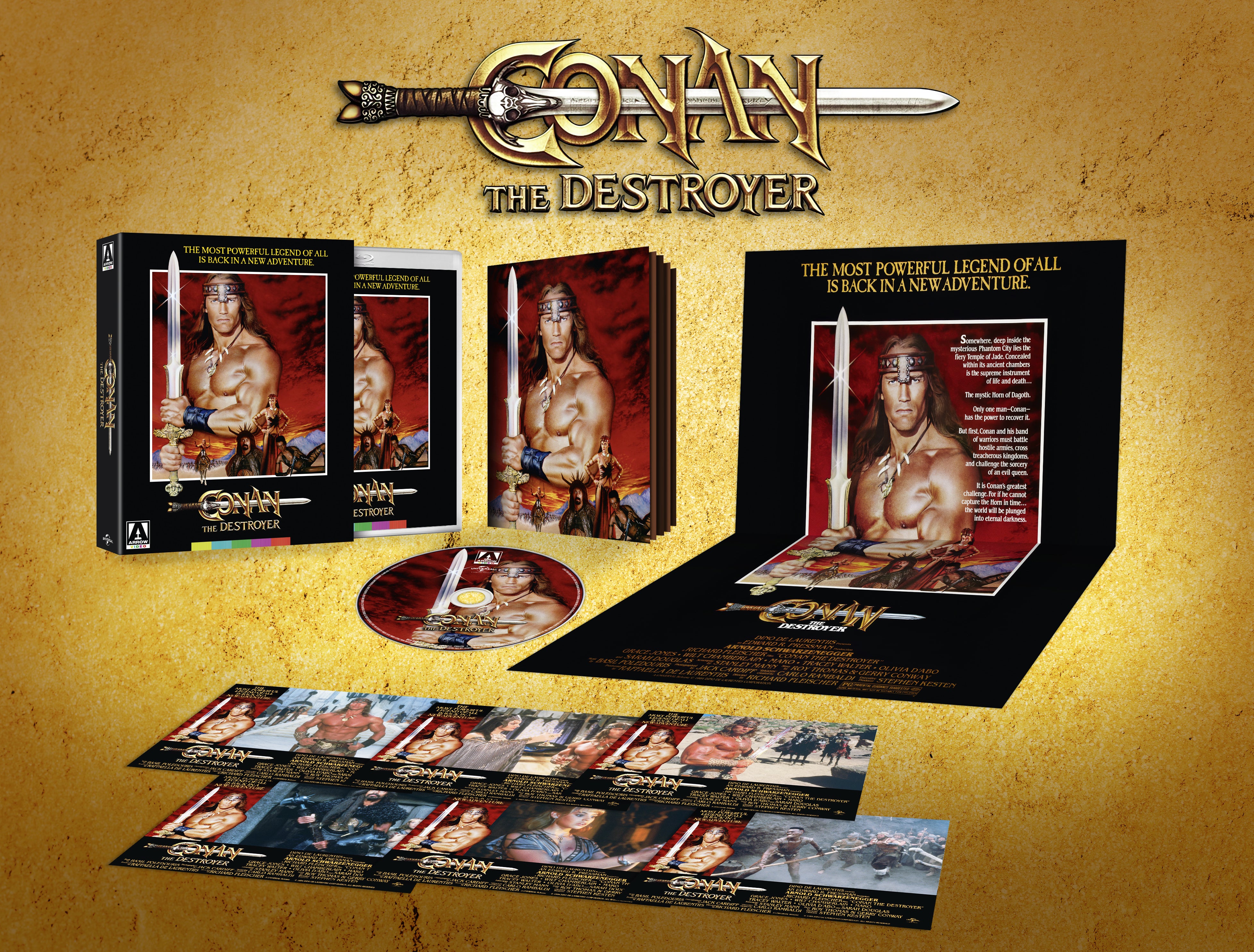 CONAN THE DESTROYER (LIMITED EDITION) BLU-RAY