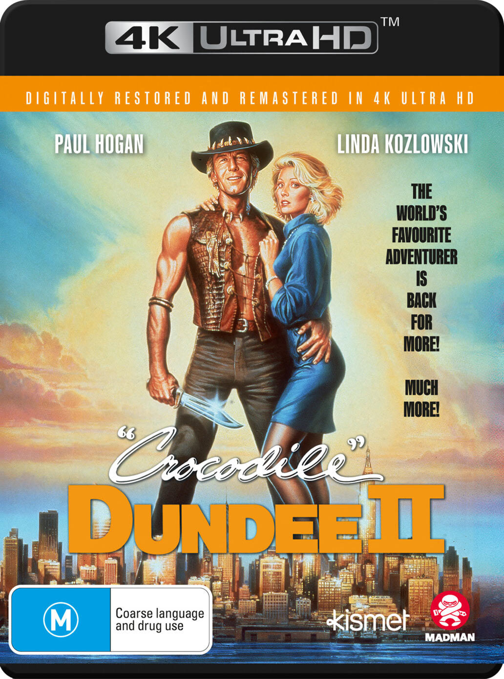 CROCODILE DUNDEE II (REGION FREE IMPORT) 4K UHD/BLU-RAY