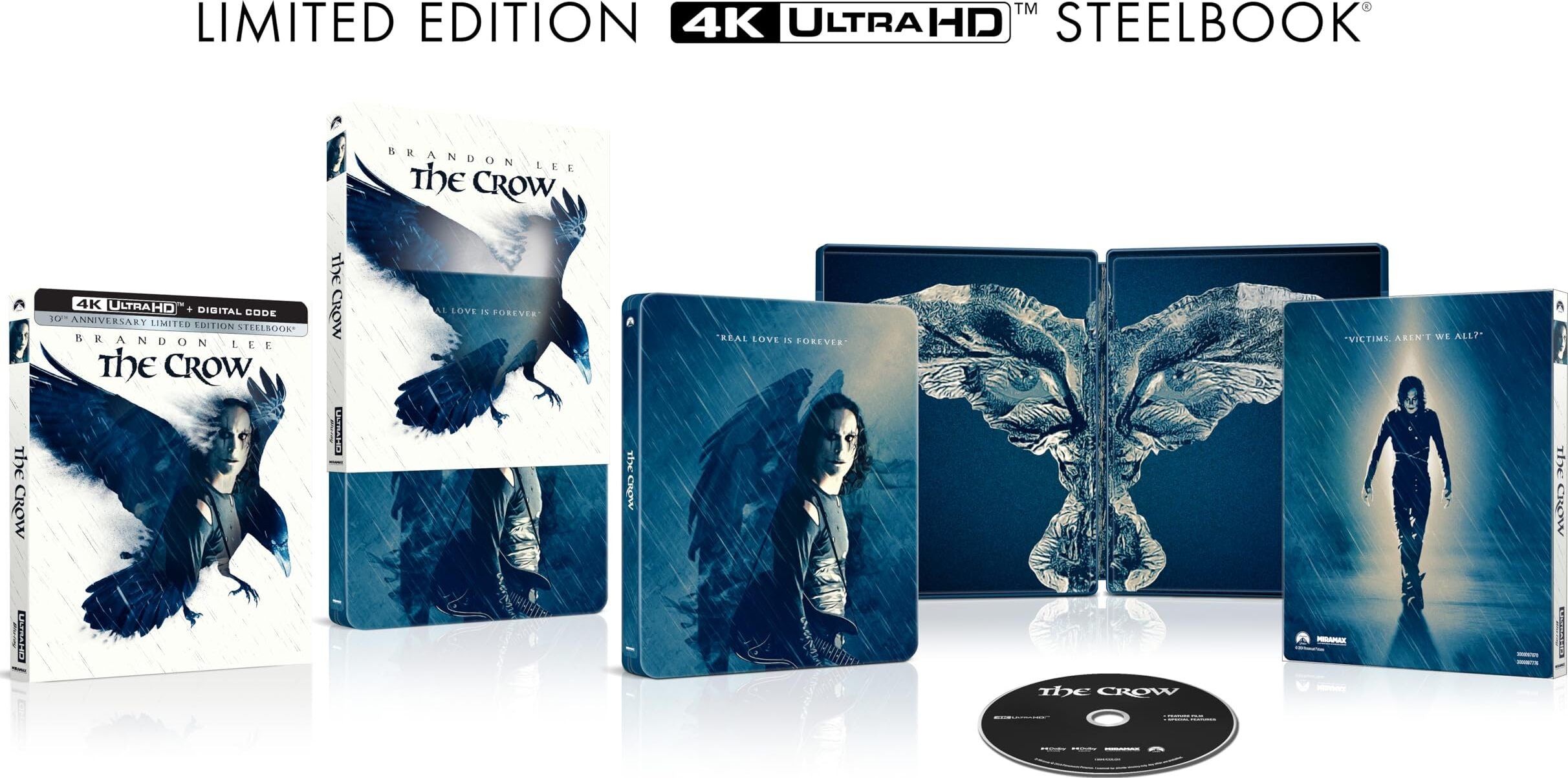 THE CROW (LIMITED EDITION) 4K UHD STEELBOOK [PRE-ORDER]