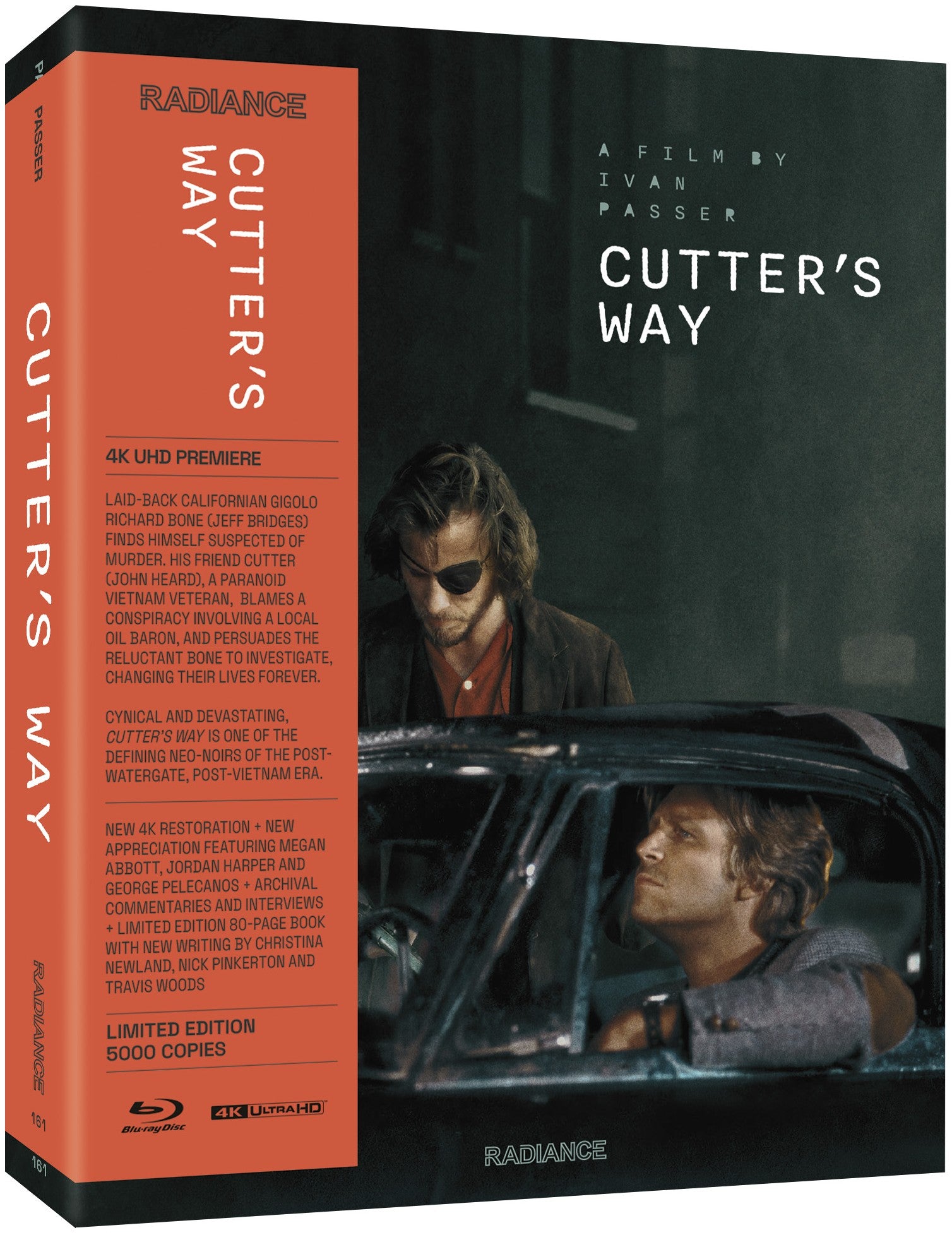 CUTTER'S WAY (LIMITED EDITION) 4K UHD/BLU-RAY [PRE-ORDER]