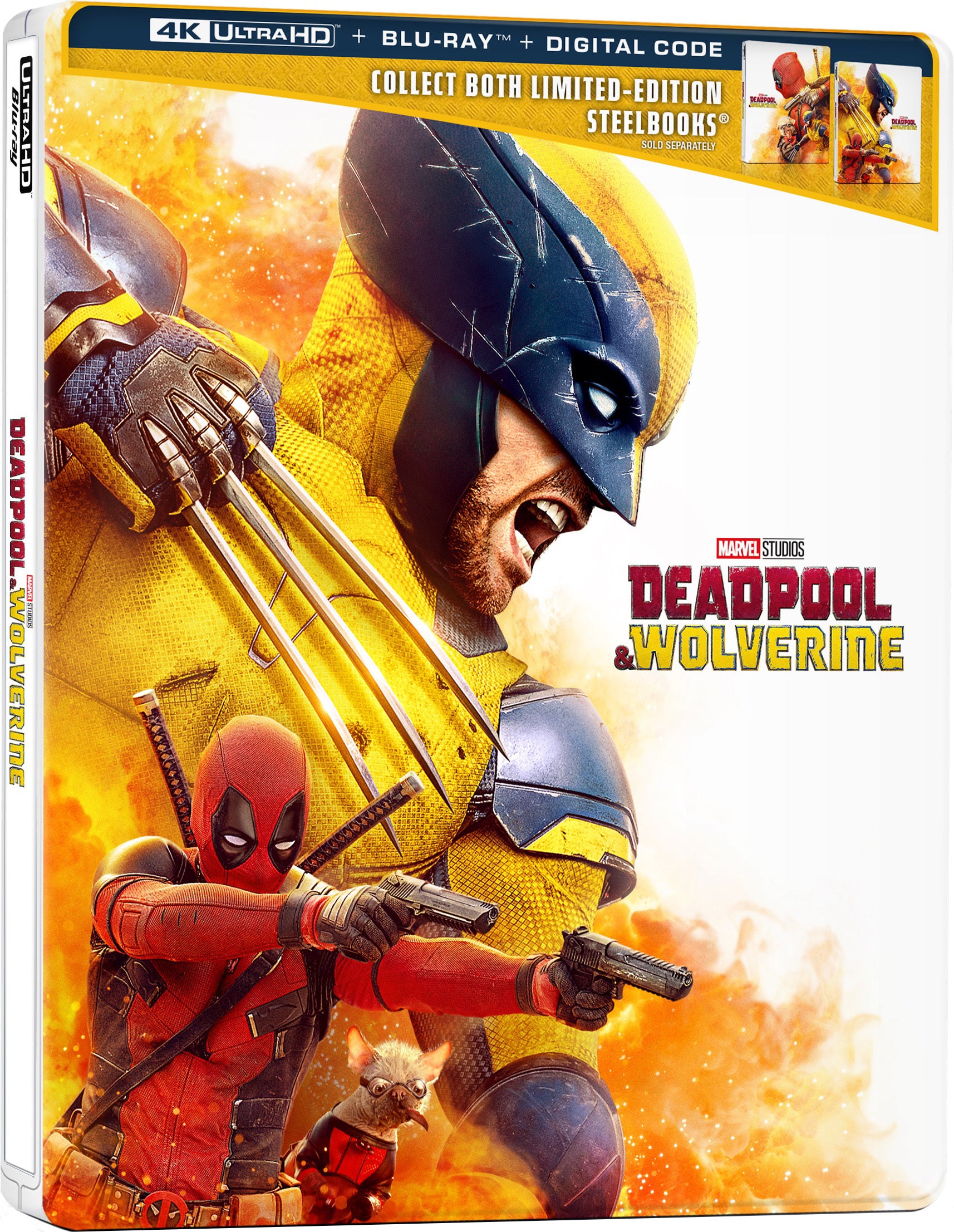 DEADPOOL AND WOLVERINE (LIMITED EDITION - WOLVERINE COVER) 4K UHD/BLU-RAY STEELBOOK [PRE-ORDER]