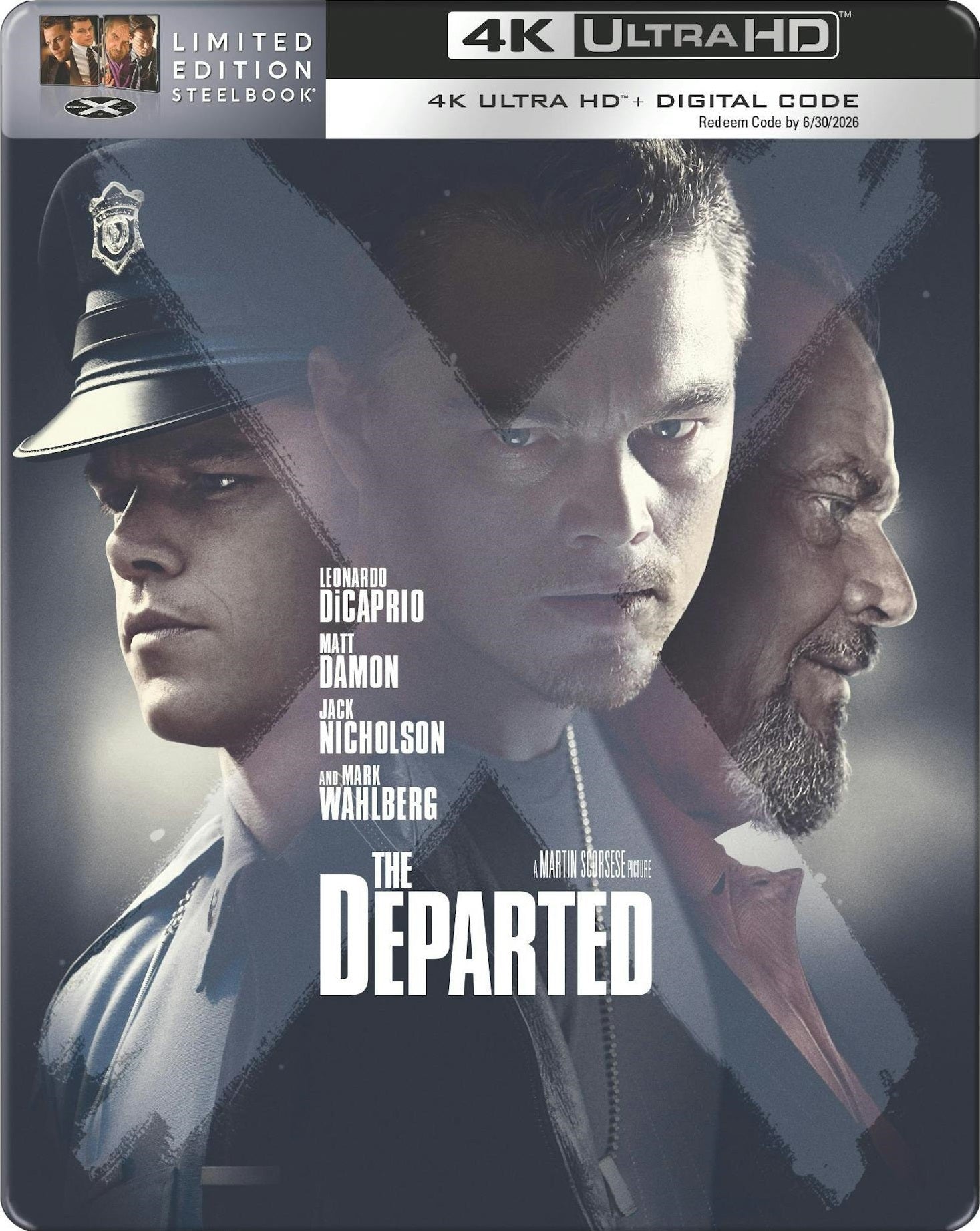 THE DEPARTED (LIMITED EDITION) 4K UHD STEELBOOK [PRE-ORDER]