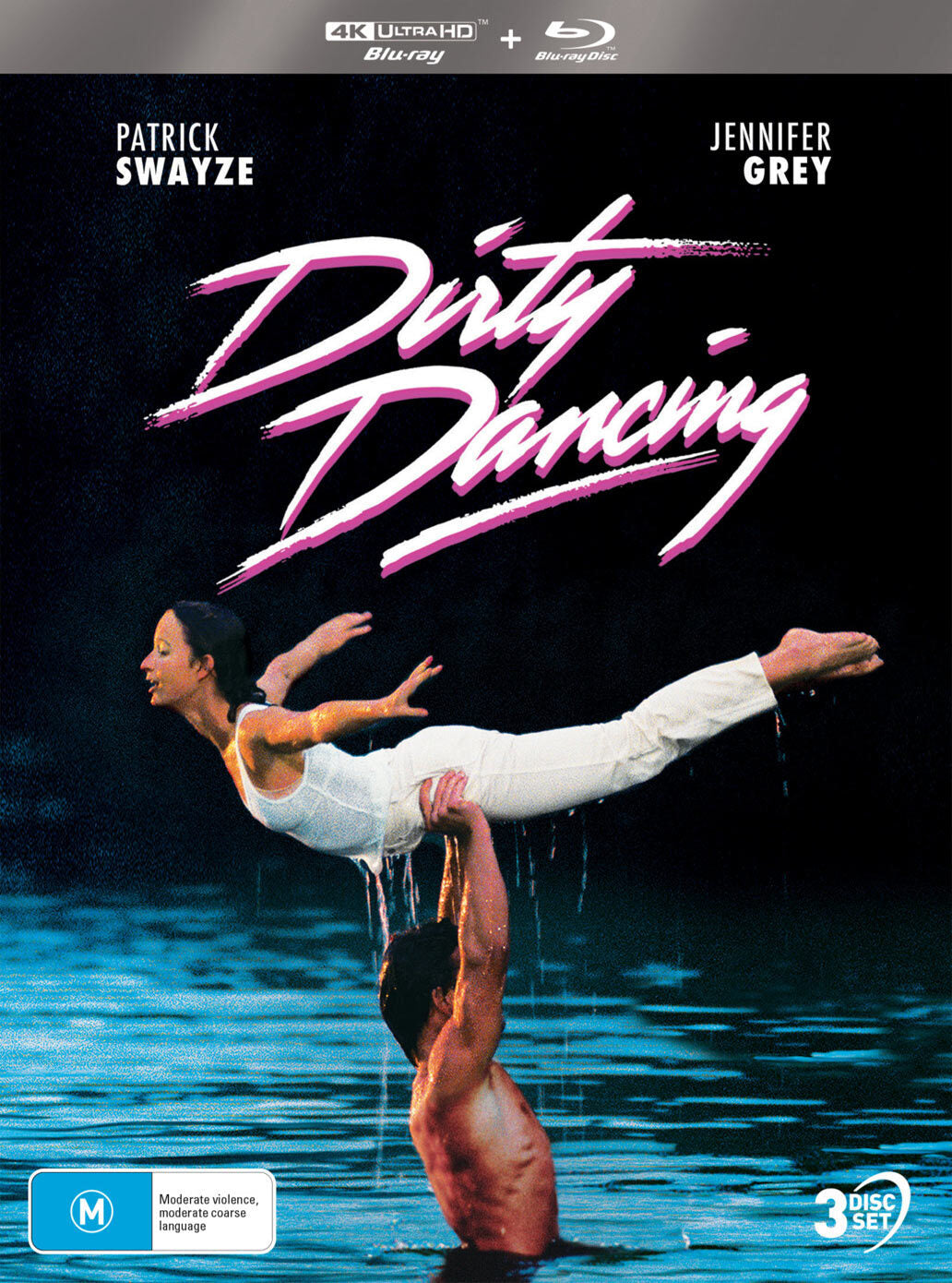 DIRTY DANCING (REGION FREE IMPORT - LIMITED EDITION) 4K UHD/BLU-RAY STEELBOOK