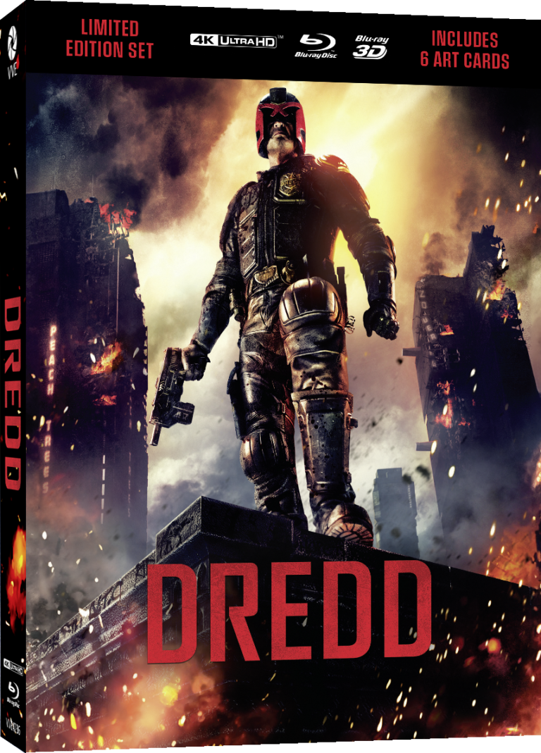 DREDD (REGION FREE IMPORT - LIMITED EDITION) 4K UHD/BLU-RAY