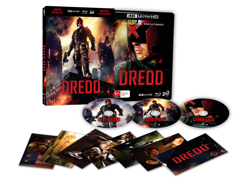 DREDD (REGION FREE IMPORT - LIMITED EDITION) 4K UHD/BLU-RAY