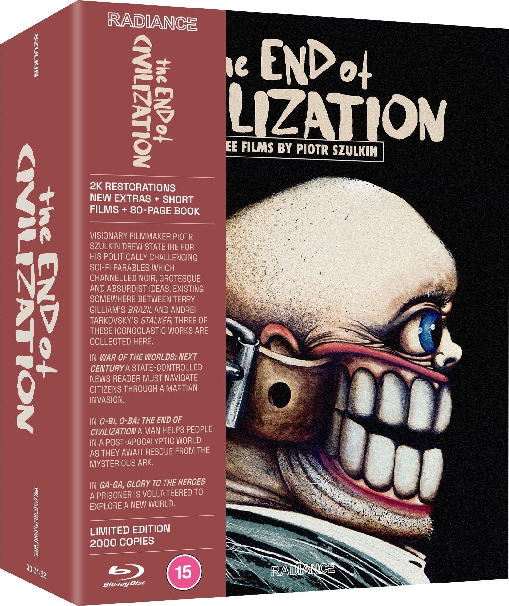 THE END OF CIVILIZATION: THREE FILMS BY PIOTR SZULKIN (REGION FREE IMPORT - LIMITED EDITION) BLU-RAY [SCRATCH AND DENT]