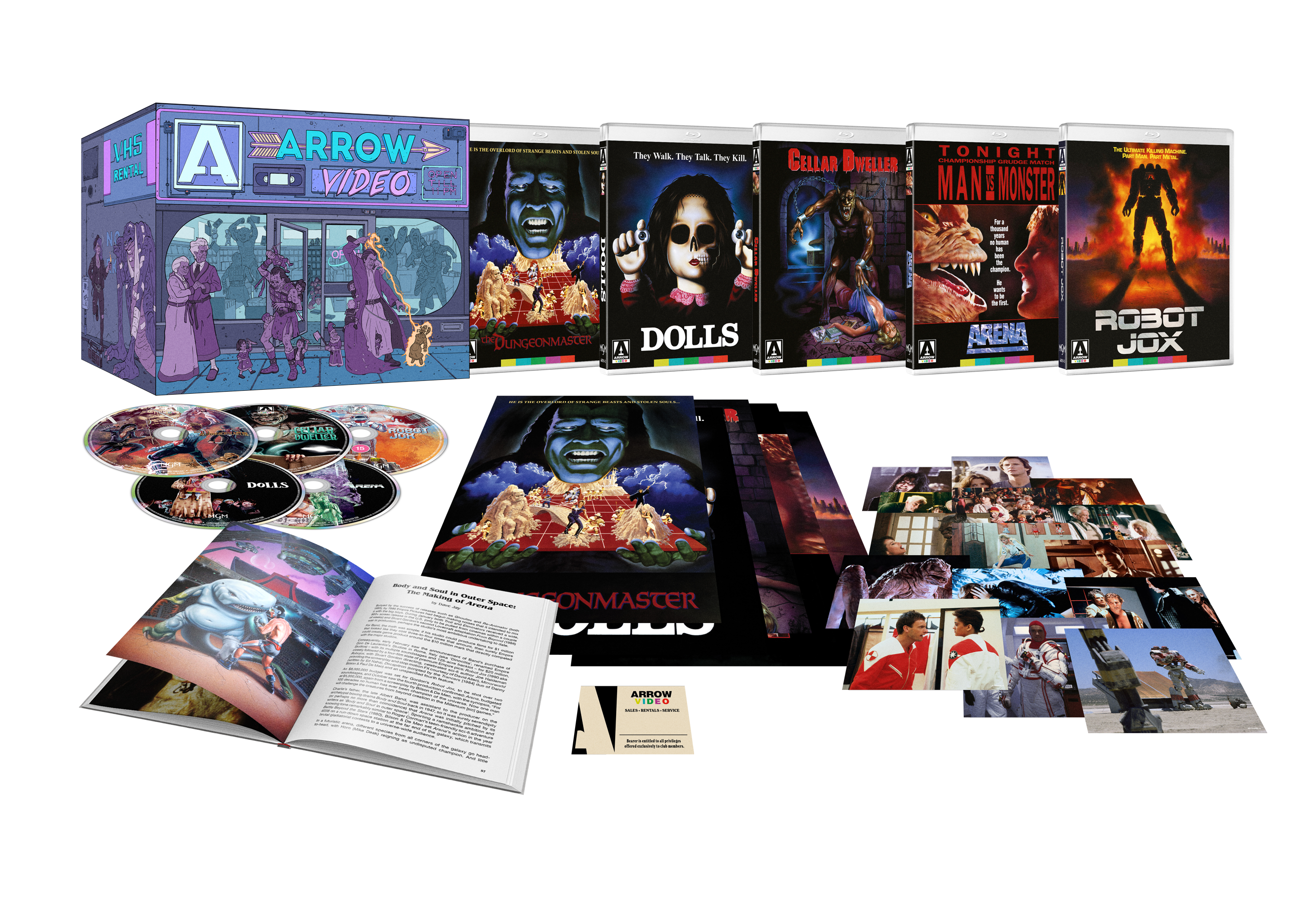 ENTER THE VIDEO STORE: EMPIRE OF SCREAMS (LIMITED EDITION) BLU-RAY [SCRATCH AND DENT]