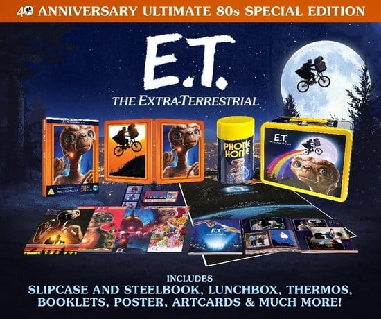 E.T.: THE EXTRA-TERRESTRIAL (REGION FREE IMPORT - LIMITED TIME CAPSULE EDITION) 4K UHD/BLU-RAY STEELBOOK