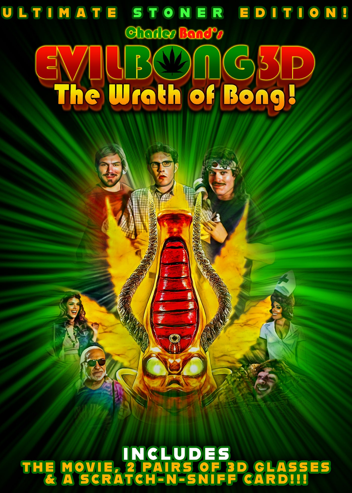 Evil Bong 3d: The Wrath Of Bong EVIL BONG 3D: THE WRATH OF BONG! (ULTIMATE STONER EDITION) BLU-RAY