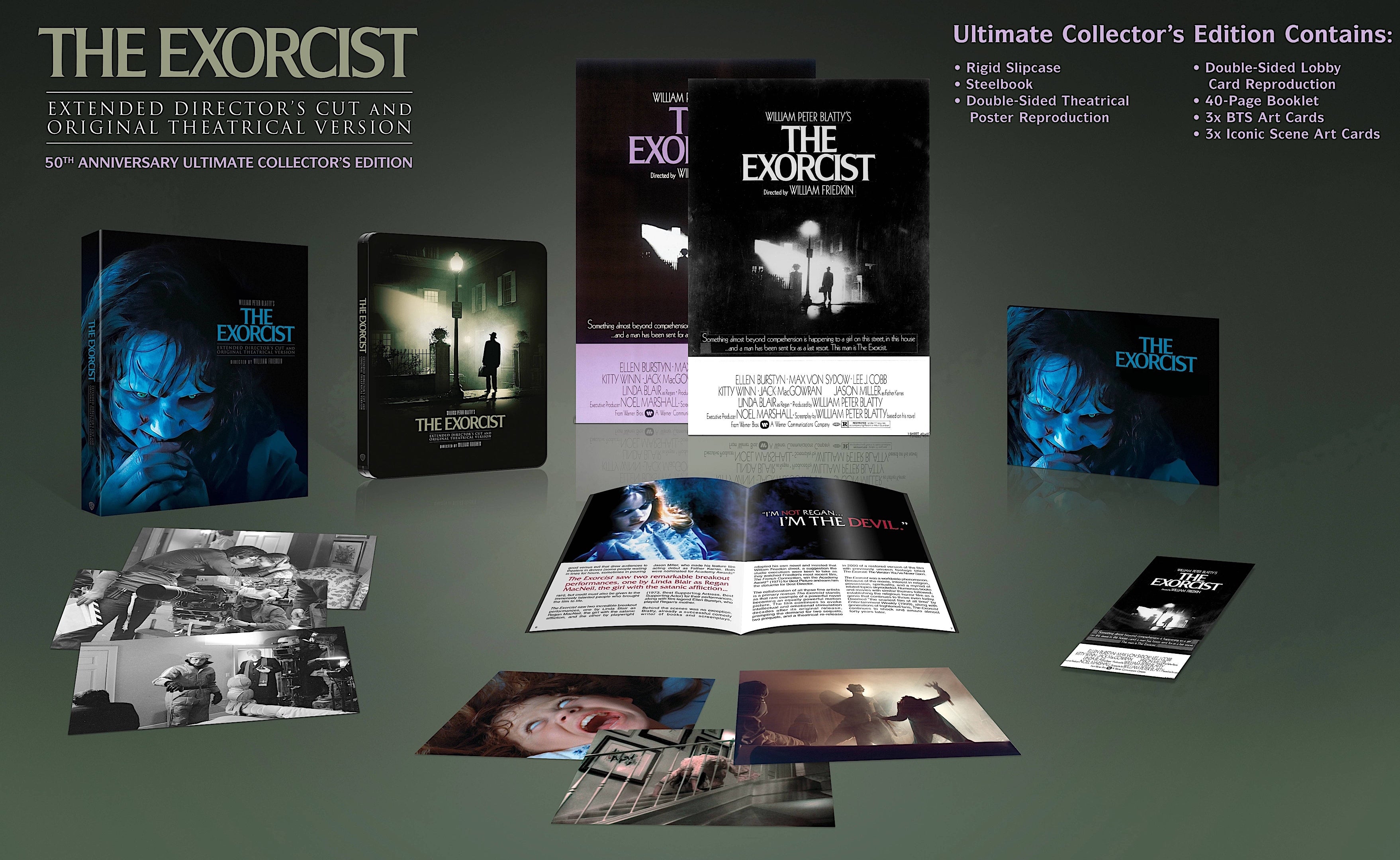THE EXORCIST (REGION FREE/B IMPORT - LIMITED ULTIMATE COLLECTOR'S EDITION) 4K UHD/BLU-RAY STEELBOOK