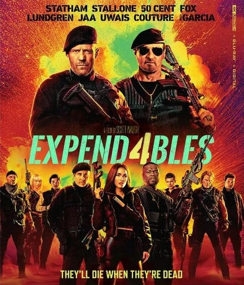 THE EXPENDABLES 4 4K UHD/BLU-RAY