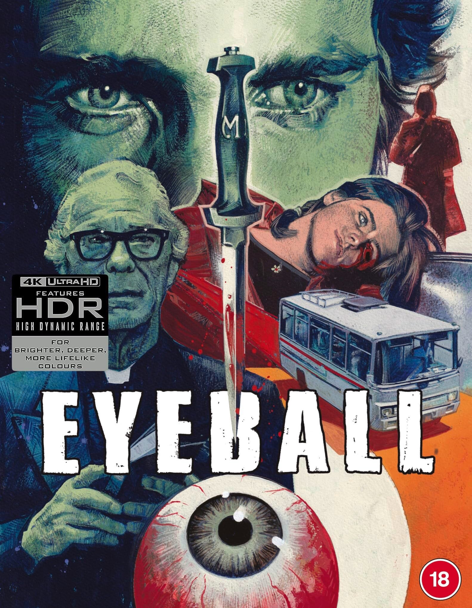 EYEBALL (REGION FREE/B IMPORT - DELUXE LIMITED EDITION) 4K UHD/BLU-RAY [PRE-ORDER]