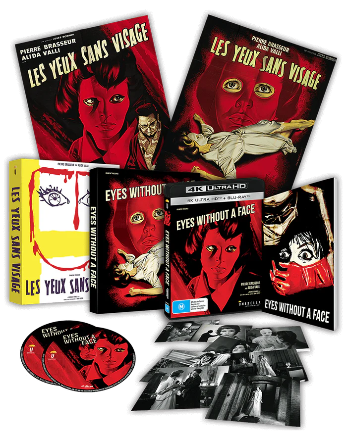 EYES WITHOUT A FACE (REGION FREE IMPORT - LIMITED EDITION) 4K UHD/BLU-RAY [PRE-ORDER]