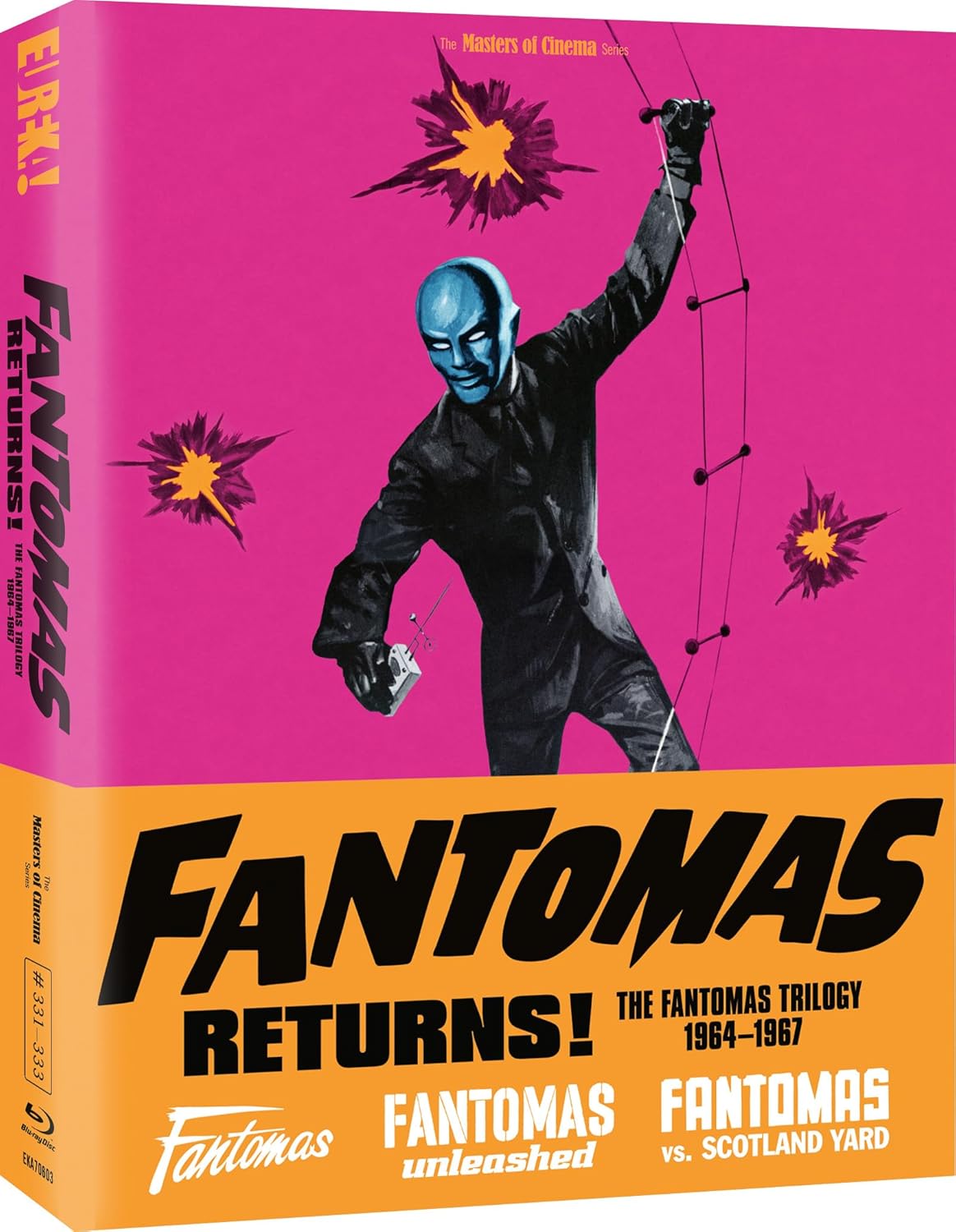 FANTOMAS RETURNS!: THE FANTOMAS TRILOGY 1964-1967 (REGION B IMPORT - LIMITED EDITION) BLU-RAY [PRE-ORDER]