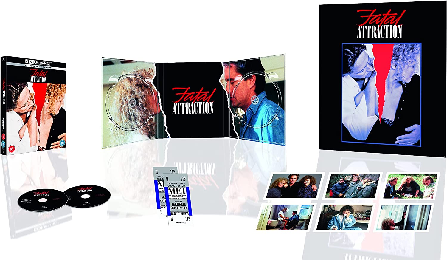 FATAL ATTRACTION (REGION FREE/B LIMITED EDITION) 4K UHD/BLU-RAY [SCRATCH AND DENT]
