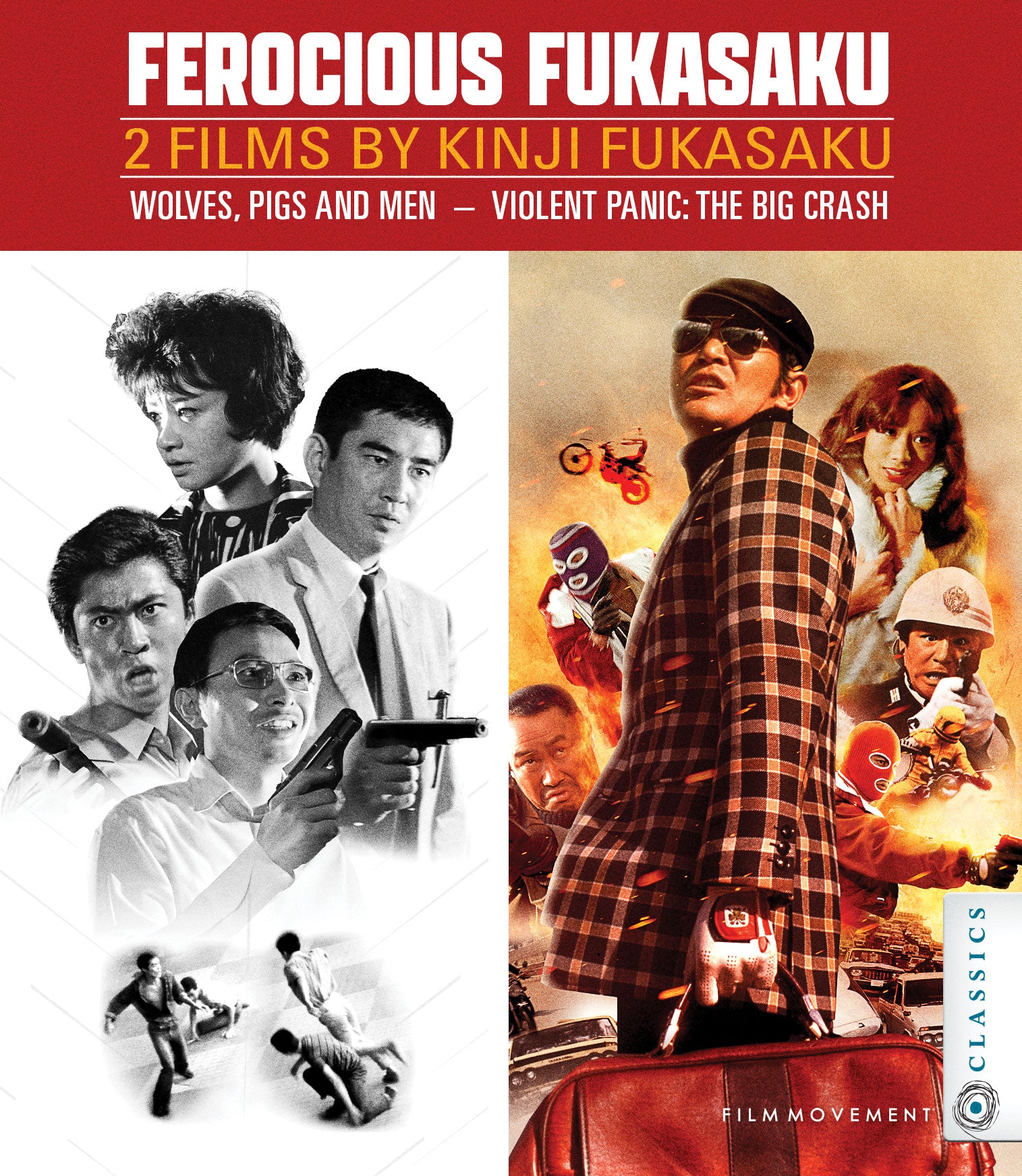 FEROCIOUS FUKASAKU: TWO FILMS BY KINJI FUKASAKU (LIMITED EDITION) BLU-RAY