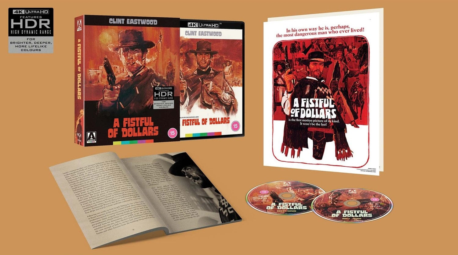 A FISTFUL OF DOLLARS (REGION FREE/B IMPORT - LIMITED EDITION) 4K UHD [PRE-ORDER]