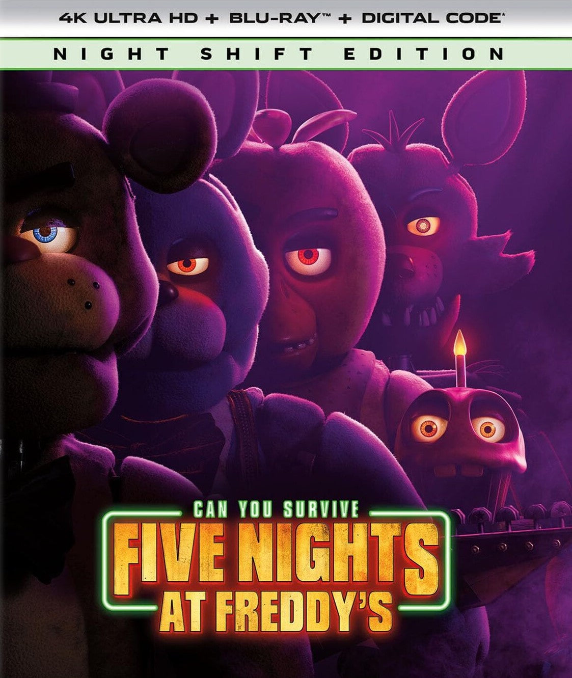 FIVE NIGHTS AT FREDDY'S 4K UHD/BLU-RAY