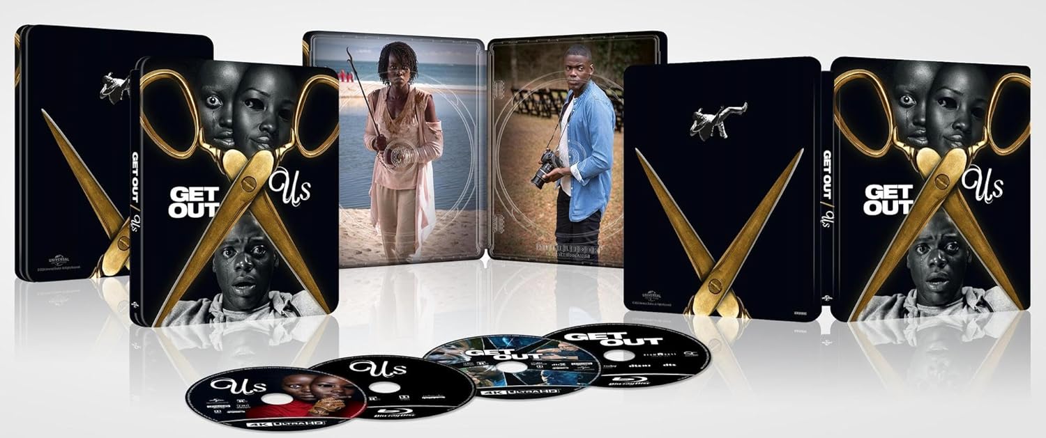 GET OUT / US (LIMITED EDITION) 4K UHD/BLU-RAY STEELBOOK