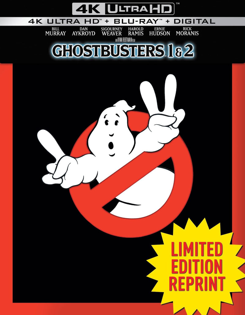 GHOSTBUSTERS / GHOSTBUSTERS II (LIMITED EDITION) 4K UHD/BLU-RAY STEELBOOK