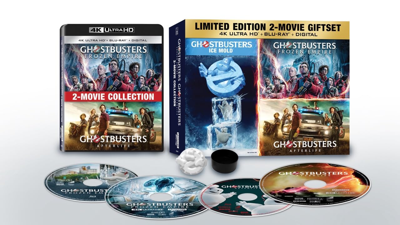 GHOSTBUSTERS 2-MOVIE COLLECTION (LIMITED EDITION) 4K UHD/BLU-RAY [SCRATCH AND DENT]