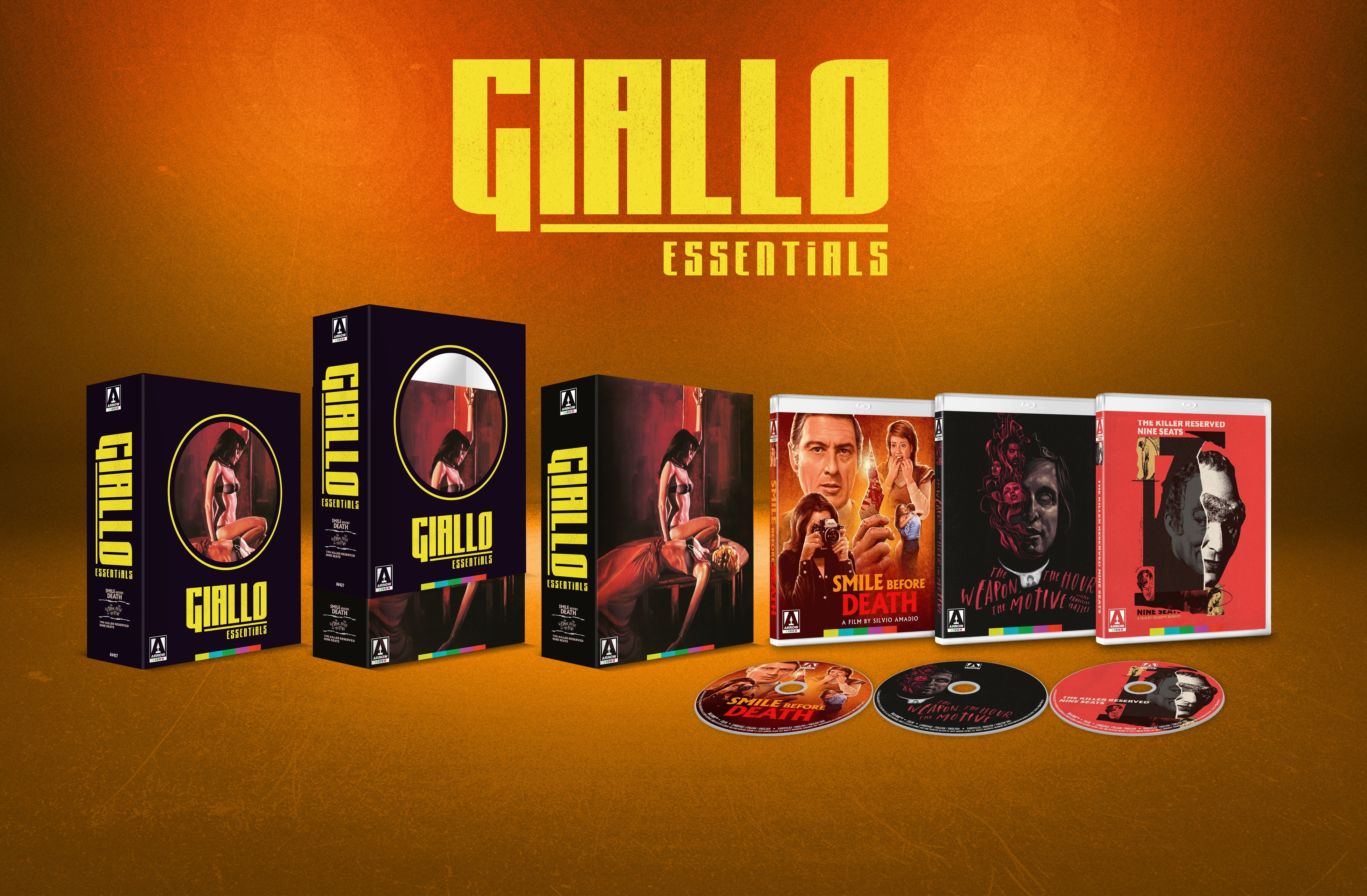 GIALLO ESSENTIALS (BLACK EDITION - LIMITED EDITION) BLU-RAY [SCRATCH AND DENT]