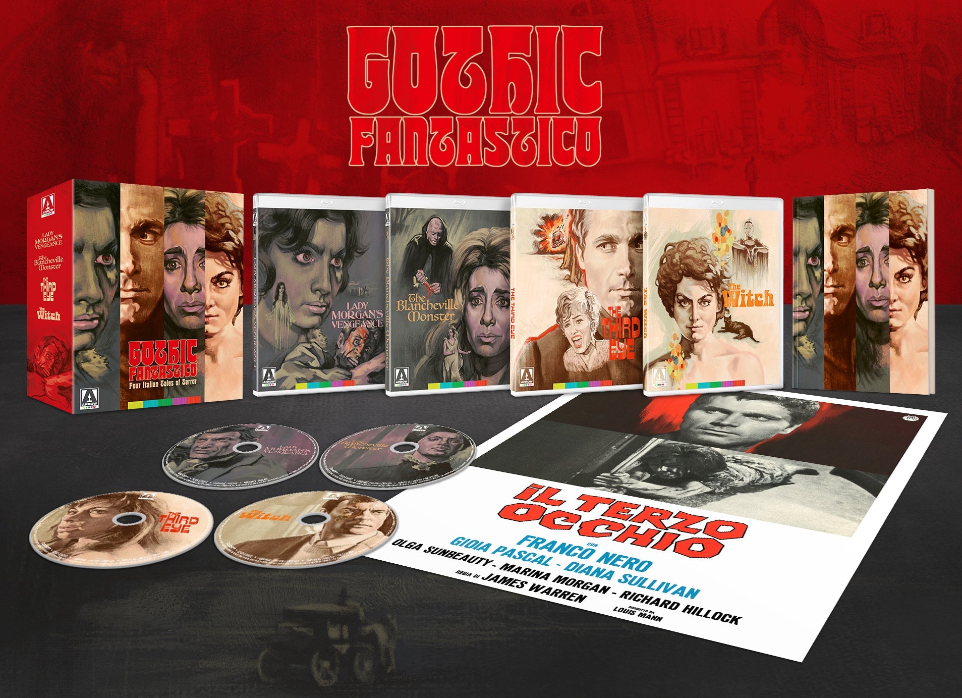 GOTHIC FANTASTICO: FOUR ITALIAN TALES OF TERROR (LIMITED EDITION) BLU-RAY [SCRATCH AND DENT]
