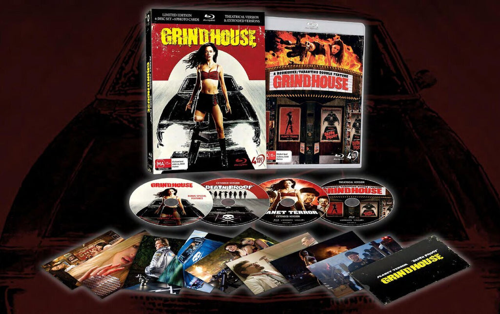 GRINDHOUSE (REGION FREE IMPORT - LIMITED EDITION) BLU-RAY