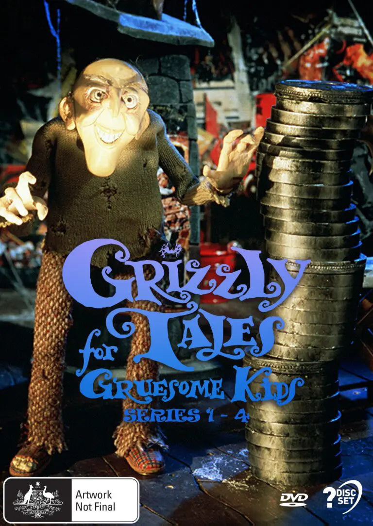 GRIZZLY TALES FOR GRUESOME KIDS: SERIES 1-4 (REGION FREE IMPORT) DVD