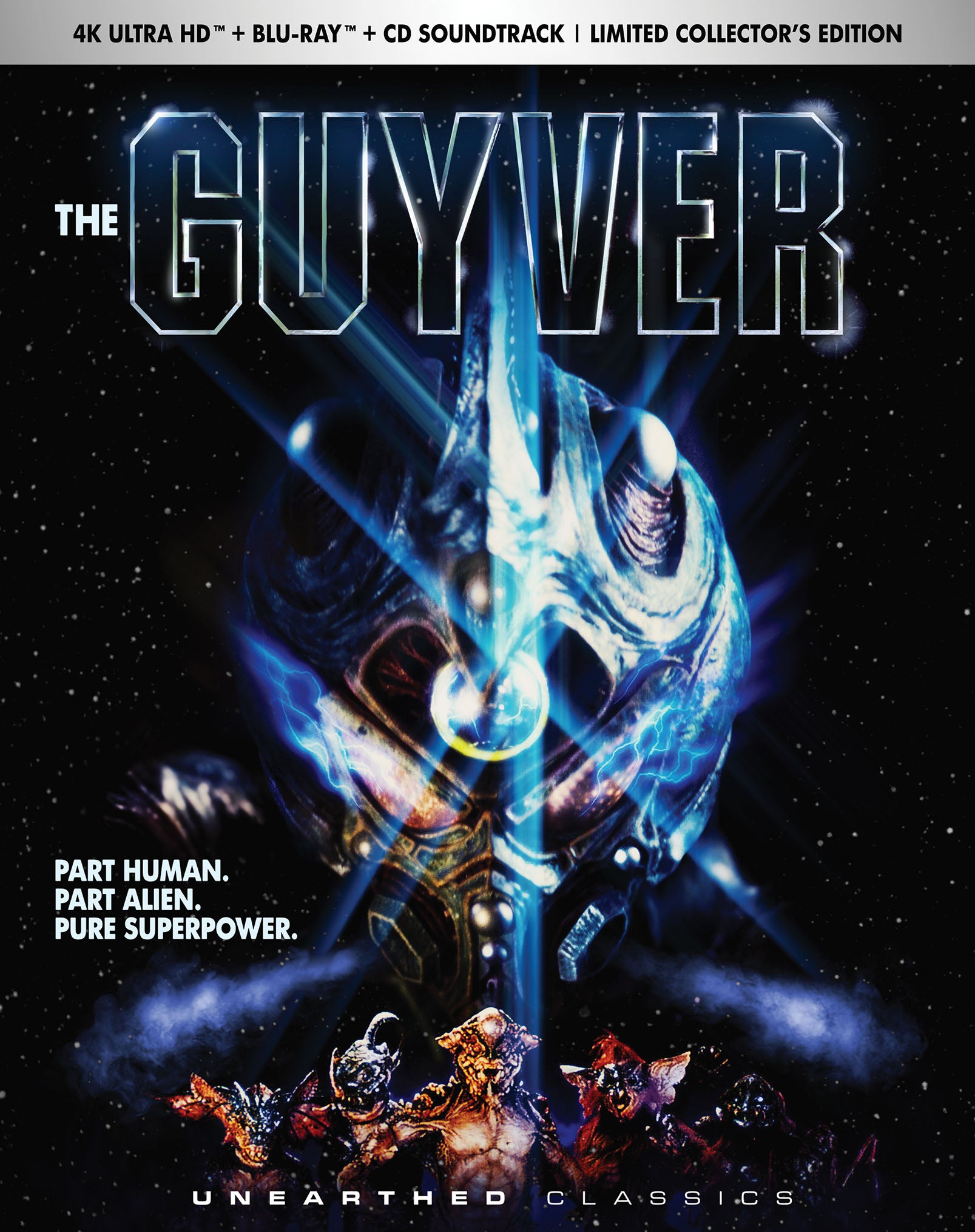 THE GUYVER (LIMITED EDITION) 4K UHD/BLU-RAY/CD [PRE-ORDER]